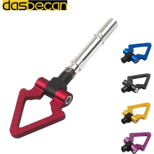 Dasbecan Aluminum Triangle Tow Hook For Mazda Axela Towing Hook For Universal racing tow trailer winch manual hitch