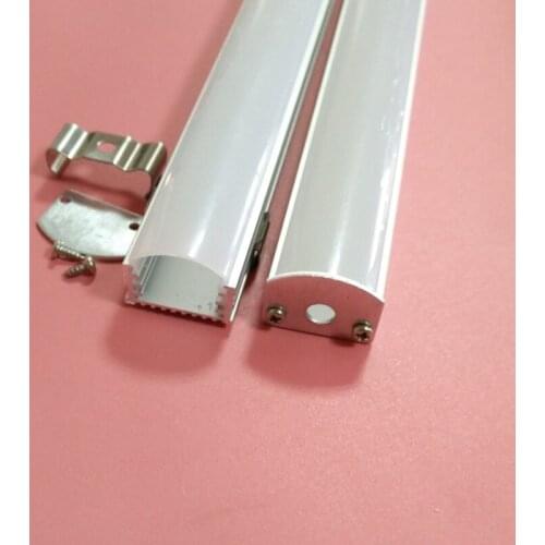 Free Shipping Special U-Shape Mounting Led Strip Light Housing Aluminum Channels 2M/PCS 50M/LOT