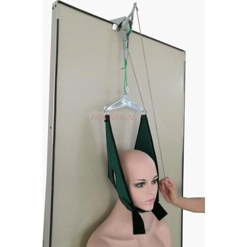 Large medical cervical traction belt high quality neck stretching device and metal bracket pull frame special hook traction