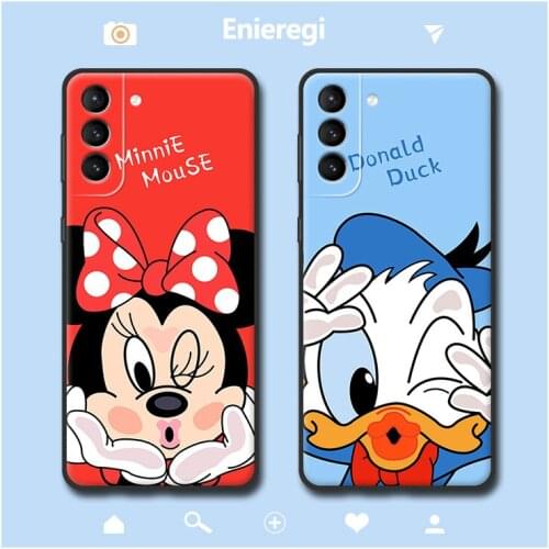 Disney phone cover is suitable for Samsung S21 Minnie phone case for Samsung S21Ultra anti-drop Mickey phone case