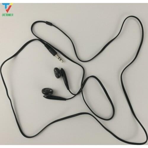 Black Wired Earphone 3.5mm Jack Standard Noise Cancelling Earphones Mic Sport Stereo Earbud For Phone PC Mobile Cheap 100pcs