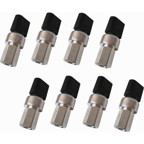 Qty8 Car Air Conditioning A/C Pressure Switch Sensor For Audi A3 S3 Q3 VW Passat B5 B6 Golf Caddy Seat Leon 1J0959126 1K0959126E
