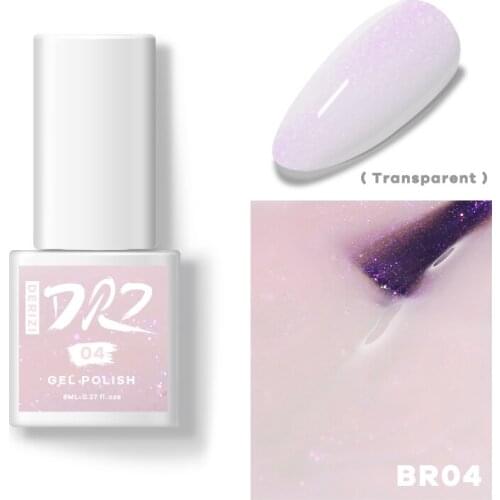 DERIZI 60 Colors Series NO.4 Glitter UV Gel Nail Polish Glitter Soak Off UV Gel Varnish Colorful Nail Gel Polish Nail Art Polish