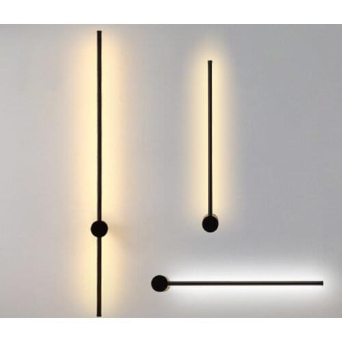 Wall lighting Creative Wall Decorations Bed Room bedside Art Led Lines RGB Background Atmosphere Living Room