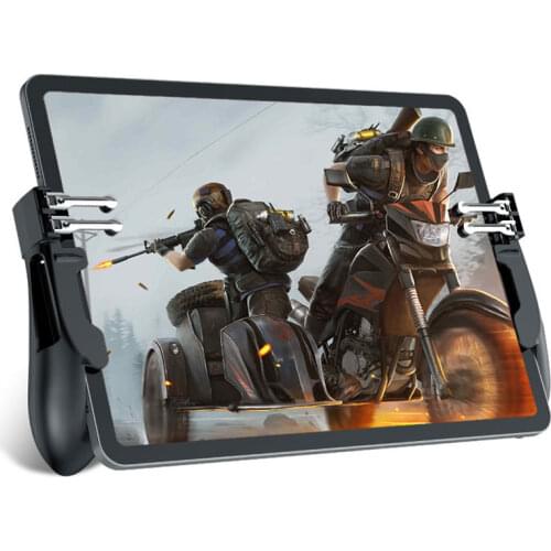 For Pad PUBG Gamepad Controller Six Finger Game Joystick Handle For Ipad Tablet L1R1 Fire Button Aim Key PUBG Trigger