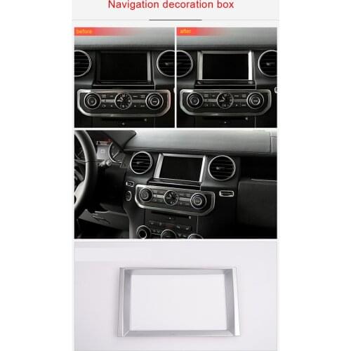 For Land Rover discovery 4 2010-2016 chrome Central control navigation trim 1pc