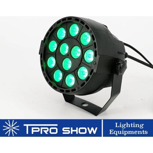 Pocket 12x3W LED Par RGB 3in1 Tricolor DJ LED Stage Light Dmx 512 Control Music Activated Light Projector for Home Party Lights