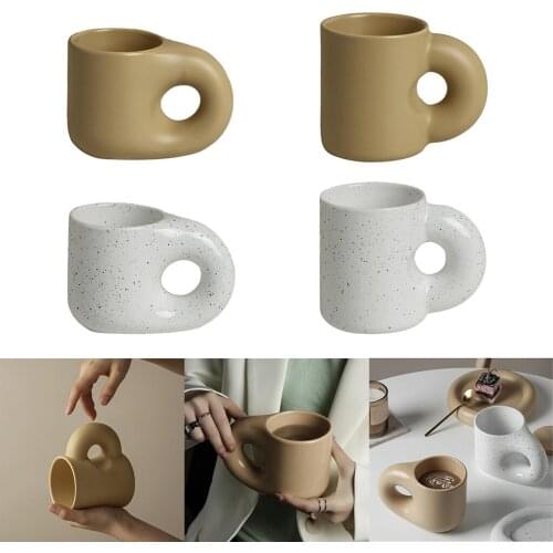 Ceramic Coffee Mug Portable Milk Tea Cup Outdoor Travel Coffee Cups Travel Ceramic Cups for Home Kitchen Travel