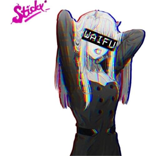 STICKY Japan Anime Hentai Sexy Gril Anime Car Sticker Decal Decor For Bicycle Motorcycle Accessories Laptop Helmet Trunk Wall