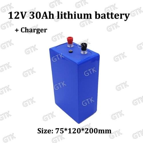 12v 30ah lithium battery pack li-ion 12v 30Ah bateria 18650 bms 3s for xenon lamp solar outdoor Super Power UPS + 3A charger