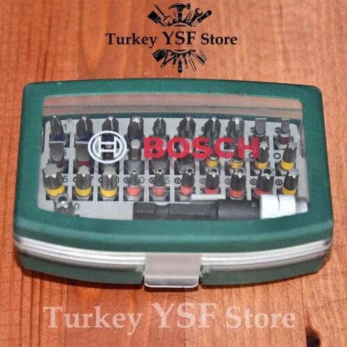 Bosch 32 Piece Set of Tools Screwdriver Bit Set Hand Tool Bits Set Multitool