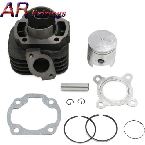 47mm Cylinder Piston Big Bore Kit Set For Yamaha Minarelli 1E40QMB 70cc JOG 50