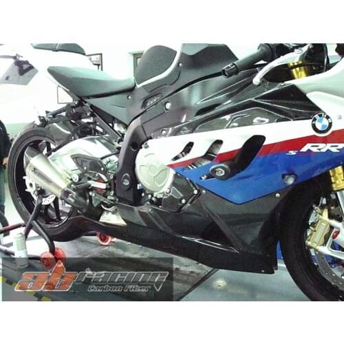 Lower Side Panels Belly Fairings For BMW S1000RR 2009 - 2014 HP4 Full Carbon Fiber 100% Twill