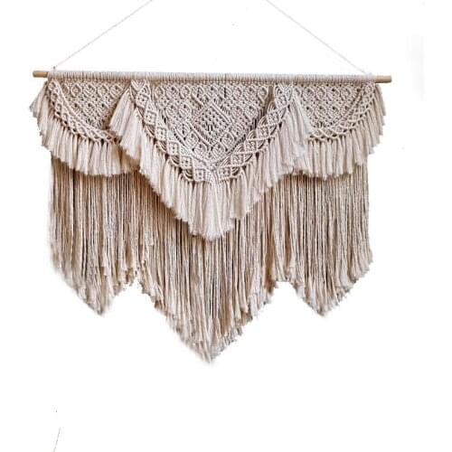 Floating shelf Fashion Tassels EU Style Simplicity Manual Weave Wall Decoration Nordic Photography Accessories Store Display