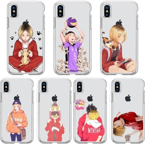 Kenma Kozume of Haikyuu anime Phone Case Transparent soft For iphone 5 5s 5c se 6 6s 7 8 11 12 plus mini x xs xr pro max