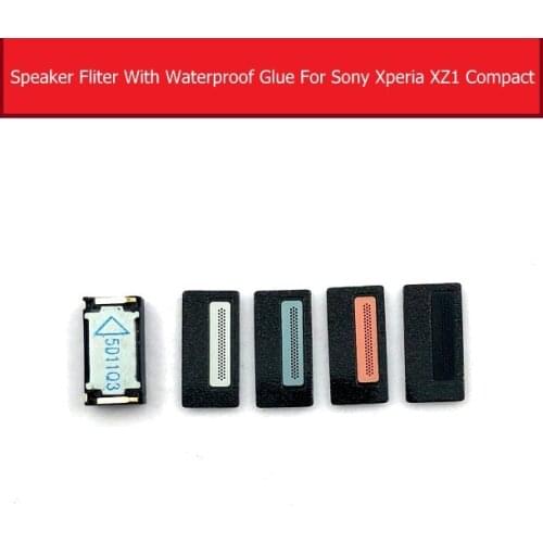 Ear Speaker Dust Mesh Holder With Adhesive Sticker Glue For Sony Xperia XZ1 Compact XZ1C Mini G8441 Earpiece Replacement Parts