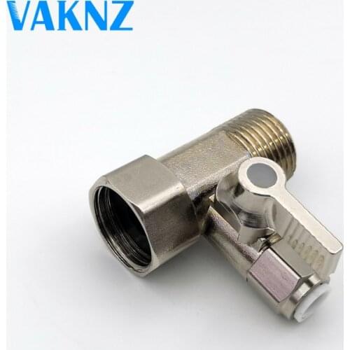1/2'' To 3/8''(9.5mm) 1/2" to 1/4"(6.5mm) Ball RO Feed Water Filter Purifier Adapter Valve
