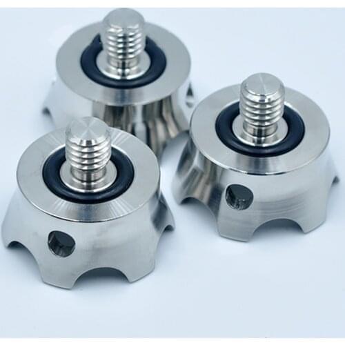 3pcs stainless steel spikes 3/8" Screws Fixed foot nail Universal For Gitzo/ Benro/ Marsace/ Leofoto Tripod/ Monopod