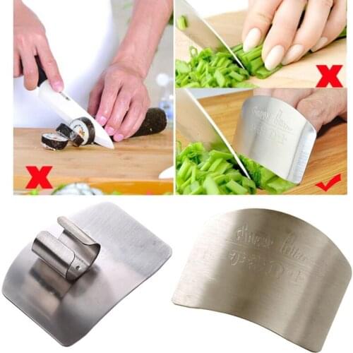 Finger Protector Cutting Protective Slice Kitchen Cooking Vegetable Knife Cutting Safety Useful Finger Guard.Gag Practical Jokes