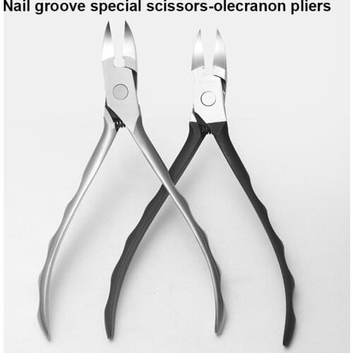 1pc Nail Clippers Stainless Steel Dead Skin Pliers Toe Nail Scissors Manicure Olecranon Nail Clipper Dead Skin Scissor Nail Tool