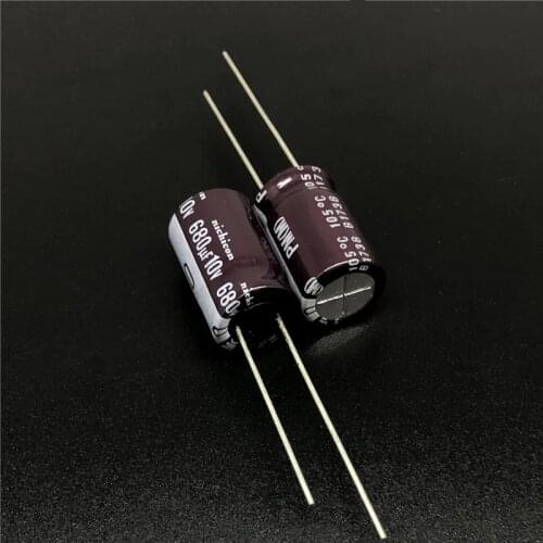 10pcs/100pcs 680uF 10V NICHICON PM Series 10x16mm 10V680uF Super Low Impedance Long Life Aluminum Electrolytic capacitor