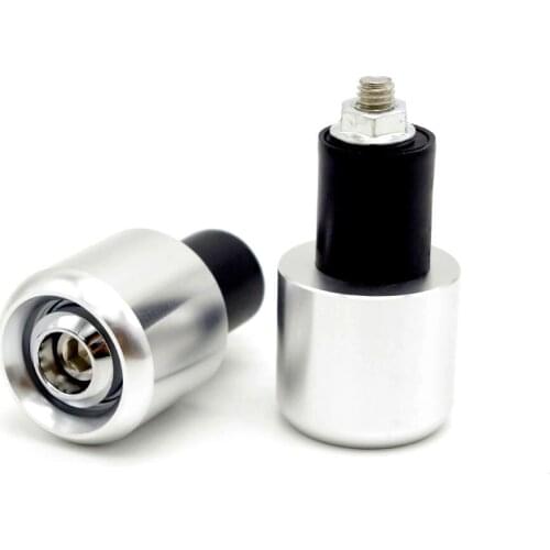 22mm Motorcycle Handlebar Grips Ends Counterweight Fists Plugs FOR Suzuki gsf 650 bandit 400 honda vfr 750 sv yamaha jog