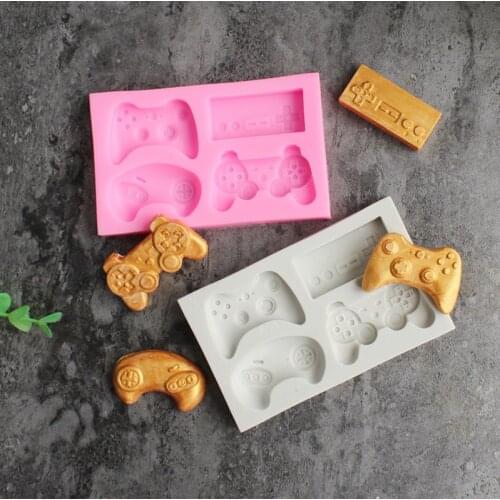 4 Style Chocolate Baking Mould Creative Game Handle Shape Chocolate Baking Mold Kitchen Baking Accessories
