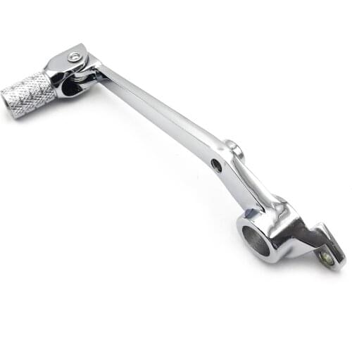 Aftermarket free shipping Motorcycle Chrome High Tensile Strength Aluminum Folding Rear Brake Pedal Foot Lever for yamaha