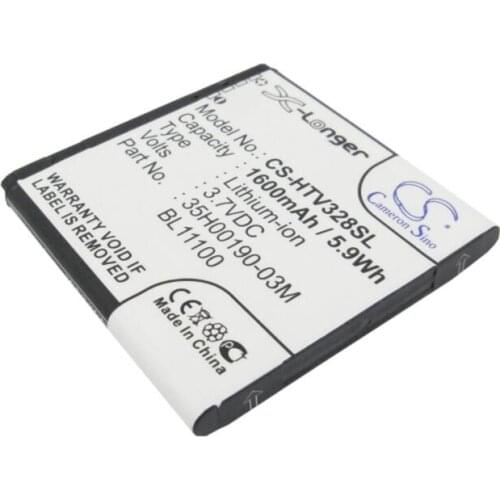Cameron Sino 1600mah battery for HTC Desire Q PM66100 Proto T327D T328W T329D 35H00190-03M BA S800 BJ39100 BL11100