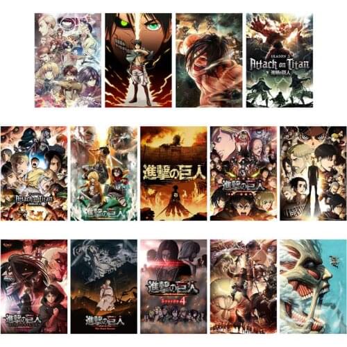5D DIY Full Round Drill Diamond Painting Anime Attack on Titan Diamond Embroidery Cross Stitch Mosaic Art Decor Gift