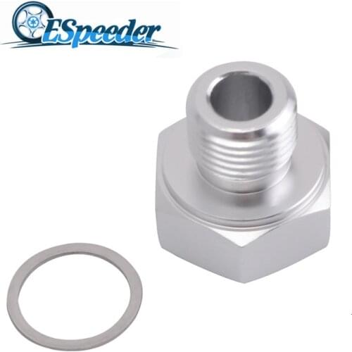 ESPEEDER Aluminum Engine Swap Male M16*1.5 Adapter Female 1/8 NPT Oil Pressure Sensor Adapter For GM LS1 LS