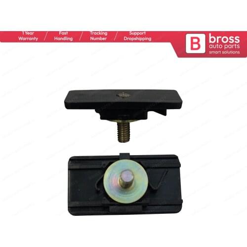 Bross BSP649 2 Pieces Lock Plate Wheel Arch 3mudguard Fixing Clips 7700842510 for Clio MK2, Espace MK4, megane Scenic Megane MK1