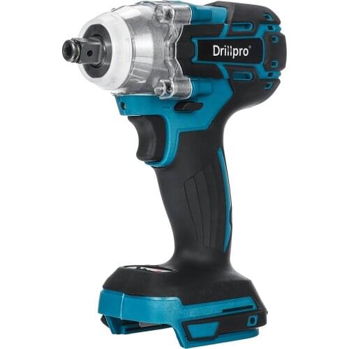 18V 520N.m/280 N.m Cordless Electric Impact Wrench Motor 1/2" Square Brushless Rechargeable Wrench LED Light For Makita Battery
