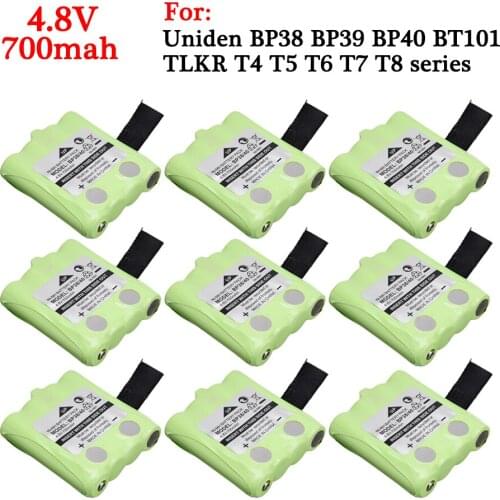 4.8v NI-MH Rechargeable Battery For Uniden Radio BP-38 BP-39 BP-40 BT-1013 4.8V 700mAh For MOTOROLA TLKR T4 T5 T6 T7 T8 Cordless
