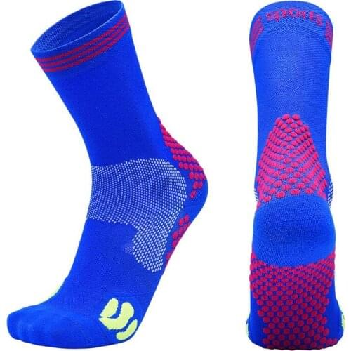 Knee-high Outdoor Sports Socks Unisex Thickening Towel Bottom Nylon Running Basketball Soccer Anti-sweat Breathable Sport Sock