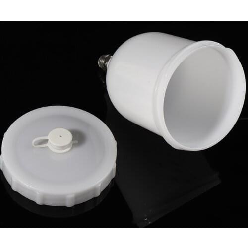 600ML Plastic Mini Spray Paint Gun Cup Pot Container Gravity Feed Power Tools Spray Gun Accessories Mayitr