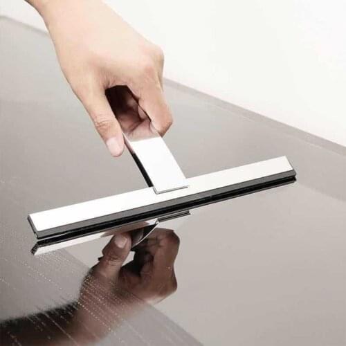 Shower Squeegee Window Glass Wiper Scraper Cleaner with Hook Holder for Bathroom Kitchen Car Cleaning Tool