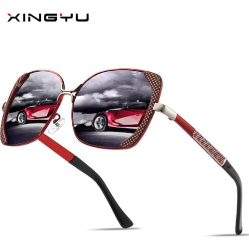 New style womens polarized sunglasses classic frame driving glasses 6201 large frame sunglasses