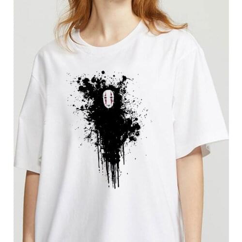 Neighbor Totoro spirit leaves T-shirt studio Ghibli Viper Japanese cartoon anime women T-shirt short sleeve Miyazaki clothing