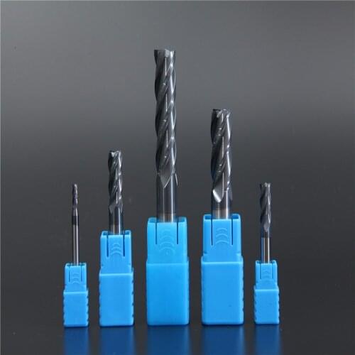 LIJUN LON HRC45 Carbide End Mill Milling Cutting Tools Alloy Tungsten Steel Milling Cutter EndMills CNC Machine End Mills