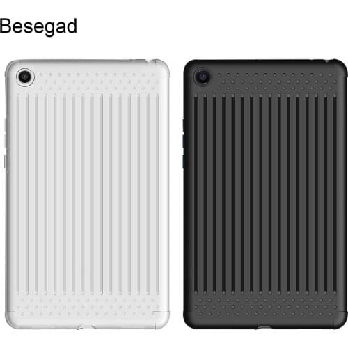 Besegad Ultra-Thin Tablet Soft TPU Protective Case Shell Skin Cover Protector for Xiaomi Xiao Mi Pad MiPad 4 10.1 Inch