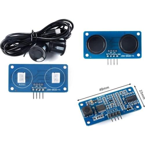 1pcs Waterproof ultrasonic ranging module dual probe ranging JSN-SR04T 0 blind spot robot avoidance