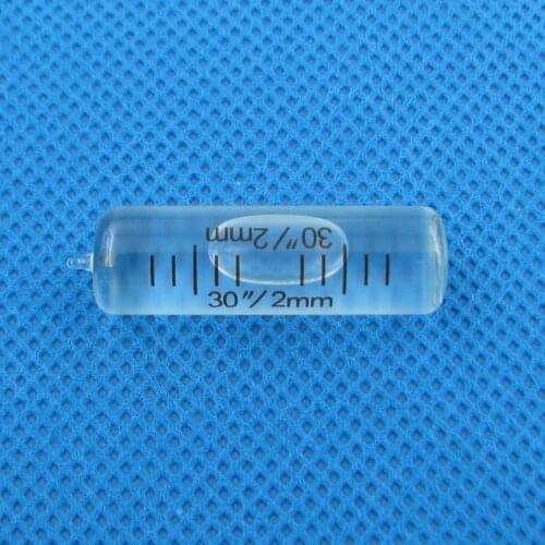 High Precision level 30"/2mm 11*38mm Glass Tube water level indicator Mini bubble level measurement instrument