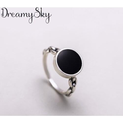 Original Design Bohemian Black Ring For Women Fashion Open Finger Rings Female Boho Jewelry
