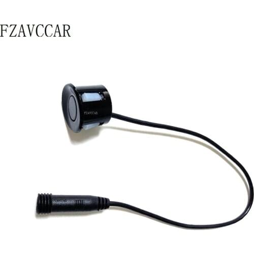1 Piece 22mm 0.2m Cable Black/White/Silver Car Reverse Radar Parking Waterproof Sensor Sound Alert Indicator Probe System