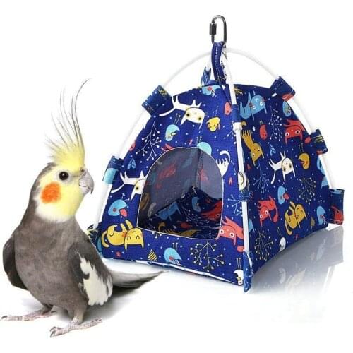 1Pc S/L Hamster Bird Nest Parrot Tent House Cage Hammock Hanging Nests Bed Soft Pad Pet Toy Supplies