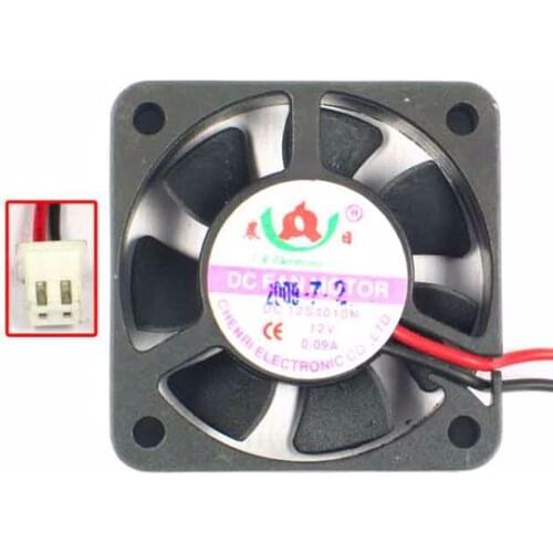Chenri Electronic 12S4010M DC 12V 0.09A 40x40x10mm 2-Wire Server Cooling Fan