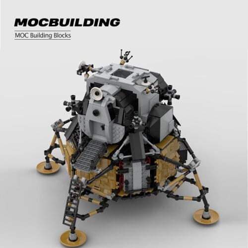 Aviation Spacecraft Apollo 11 lunar Space Planet Moc Building Module Reativeblock MOC-29829 Direct Shipping Compatible 3470pcs