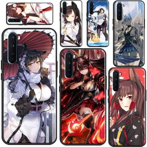 Akagi Atago Azur Lane Case For OPPO Realme 8 Pro 6 7 Q3 Pro GT Neo C3 C15 C21 Cover For OnePlus 9 8 Pro 8T Nord