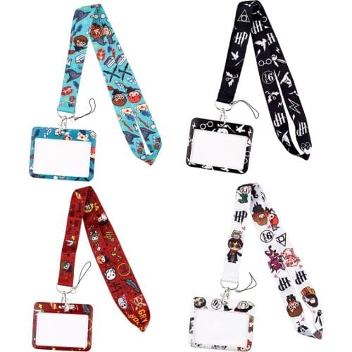 JF645 Magic School Lanyards Cool Buttons ID Card Phone Holder Keychain USB Badge Neck Strap Hang Rope Lanyards